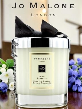 Jo Malone Wild Bluebell Scented Candle — New Full Size - Luxury Home Fragrance